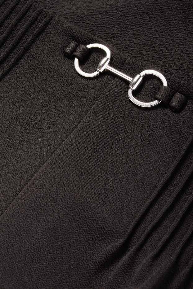 Kinder Mädchen - Stoffhose - schwarz