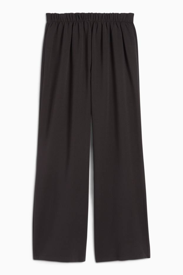 Kinder Mädchen - Stoffhose - schwarz