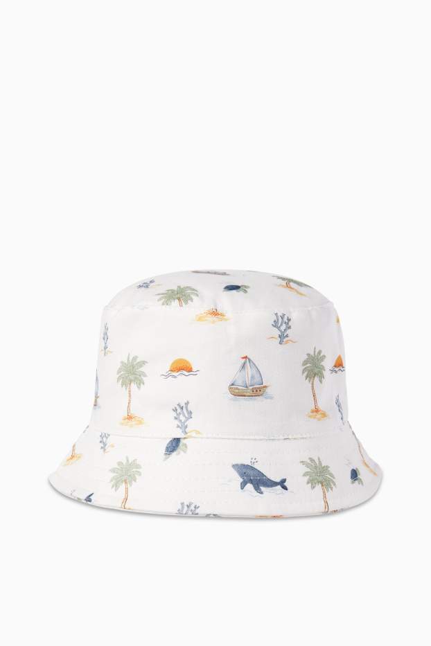 Bebeluși - băieți - Ocean - pălărie bebeluși - alb-crem