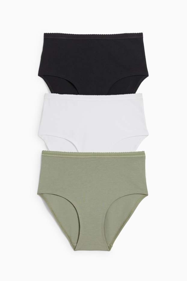 Damen - Multipack 3er - Slip - weiß