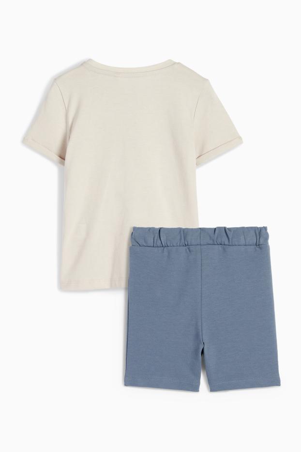 Nadó nen - Lilo & Stitch - conjunt per a nadó - 2 peces - gris clar