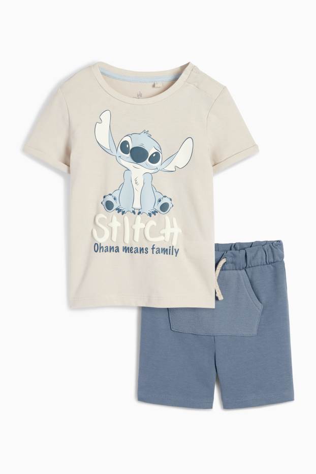 Nadó nen - Lilo & Stitch - conjunt per a nadó - 2 peces - gris clar