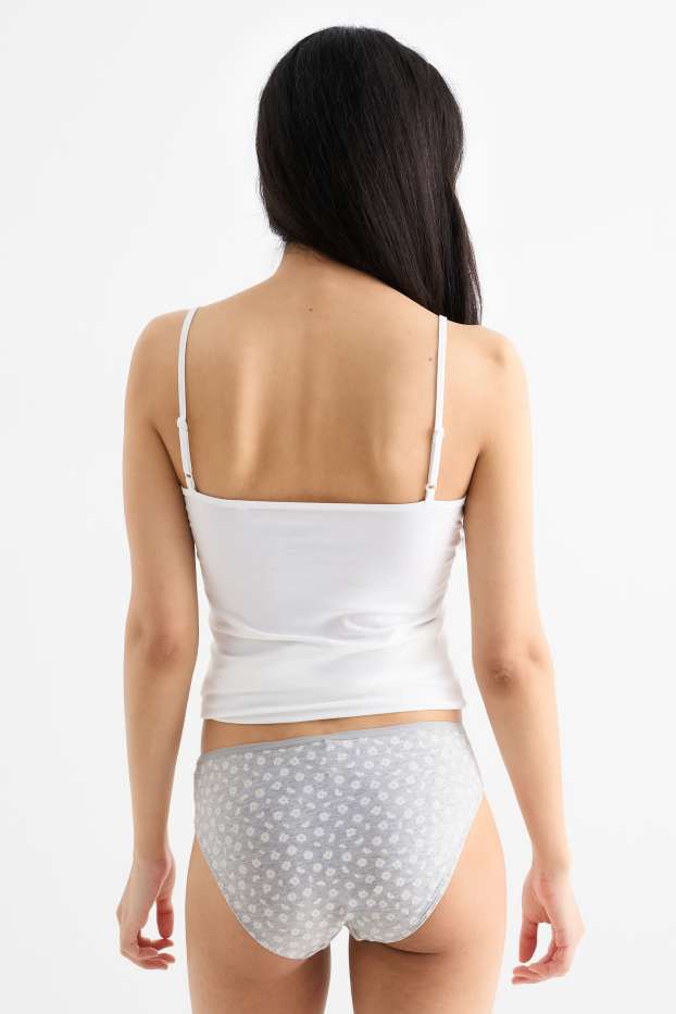 Women - Multipack of 4 - knickers - light gray-melange