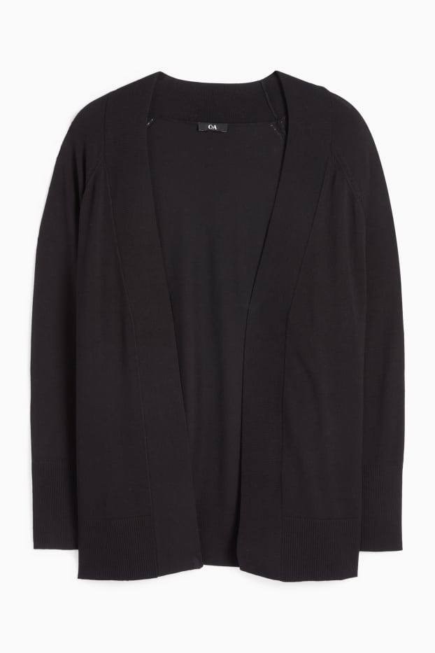 Damen - Strickjacke - schwarz