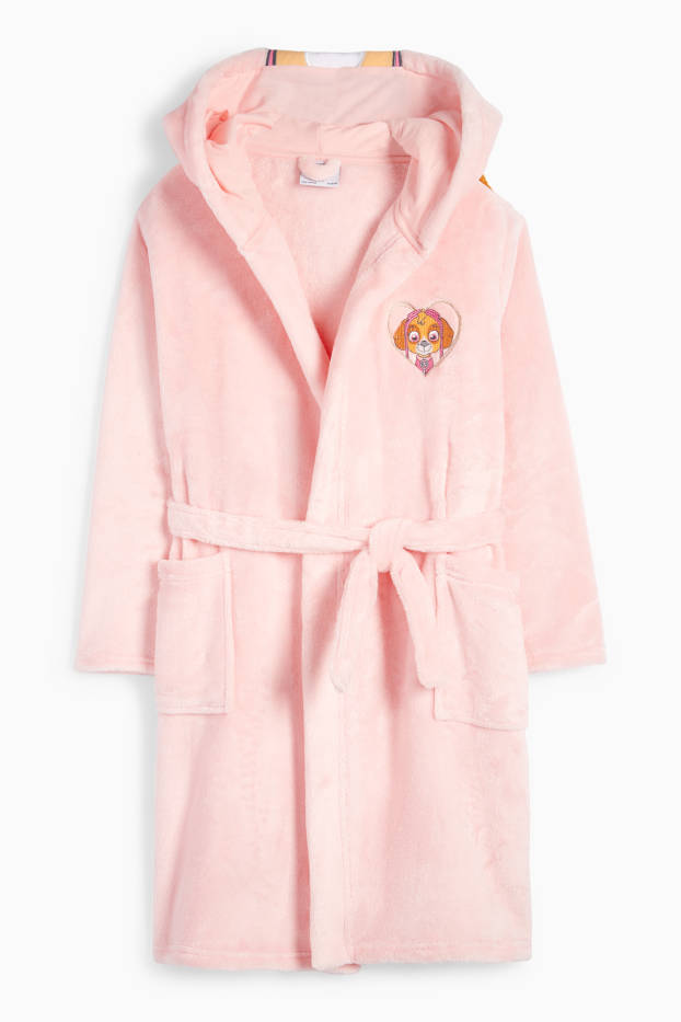 Kinder Mädchen - PAW Patrol - Skye - Bademantel mit Kapuze - pink