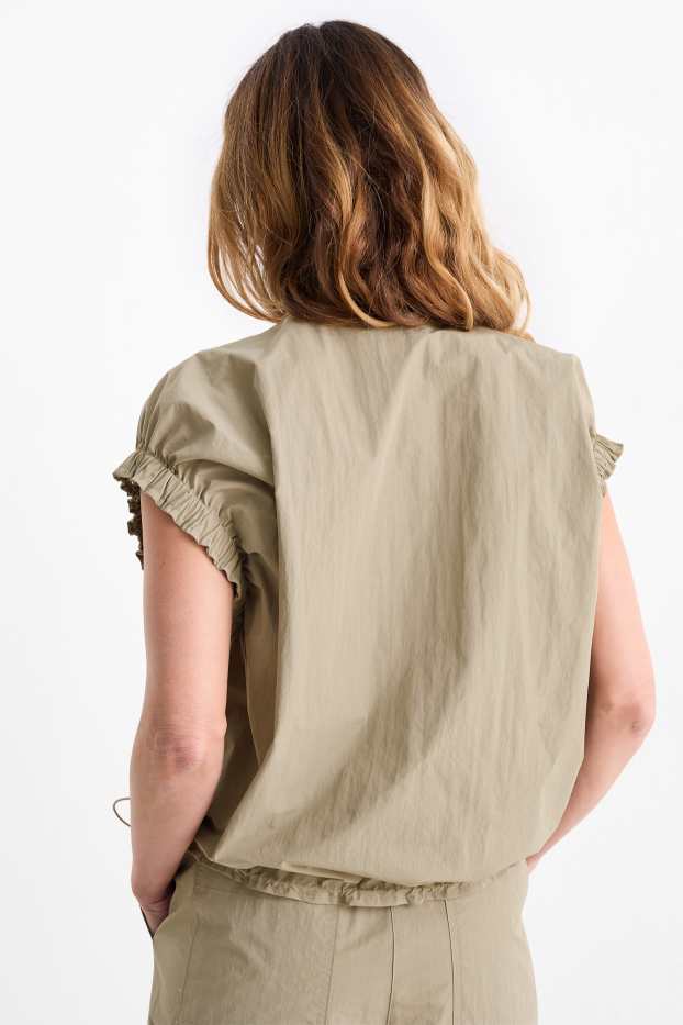 Women - Blouse - beige