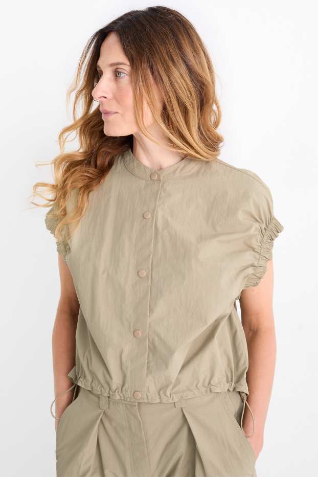 Women - Blouse - beige
