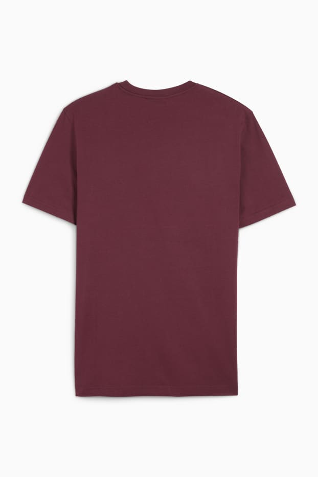 Herren - T-Shirt - Regular Fit - bordeaux