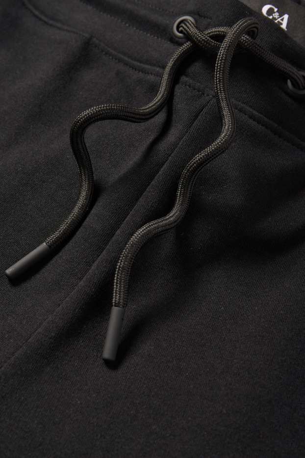 Heren - Sweatshorts - zwart