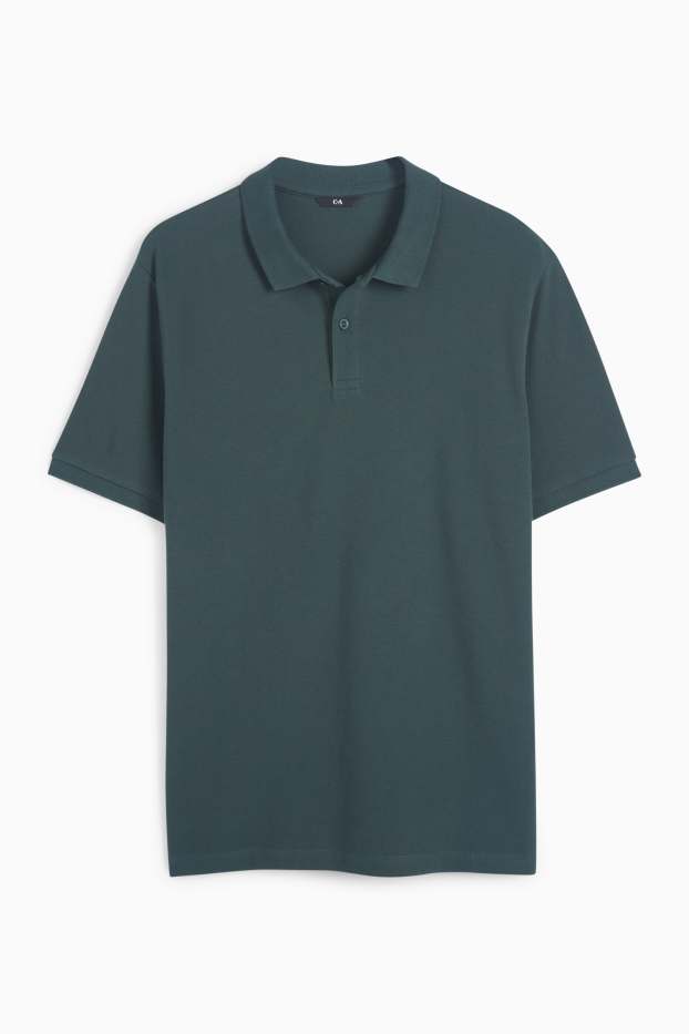 Herren - Poloshirt - Regular Fit - dunkelgrün