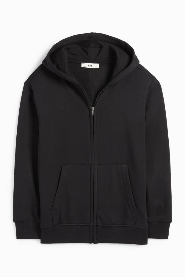 Children Boys - Zip-through hoodie - black