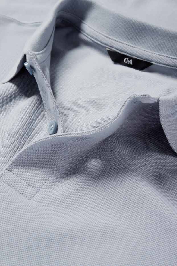 Herren - Poloshirt - Regular Fit - grau