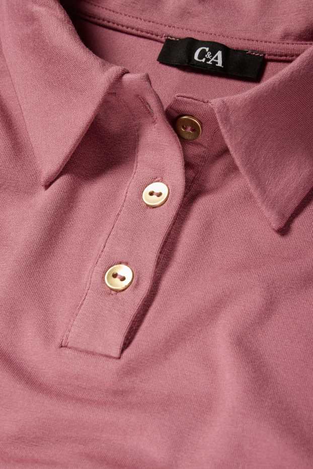 Femei - Tricou polo  - roz