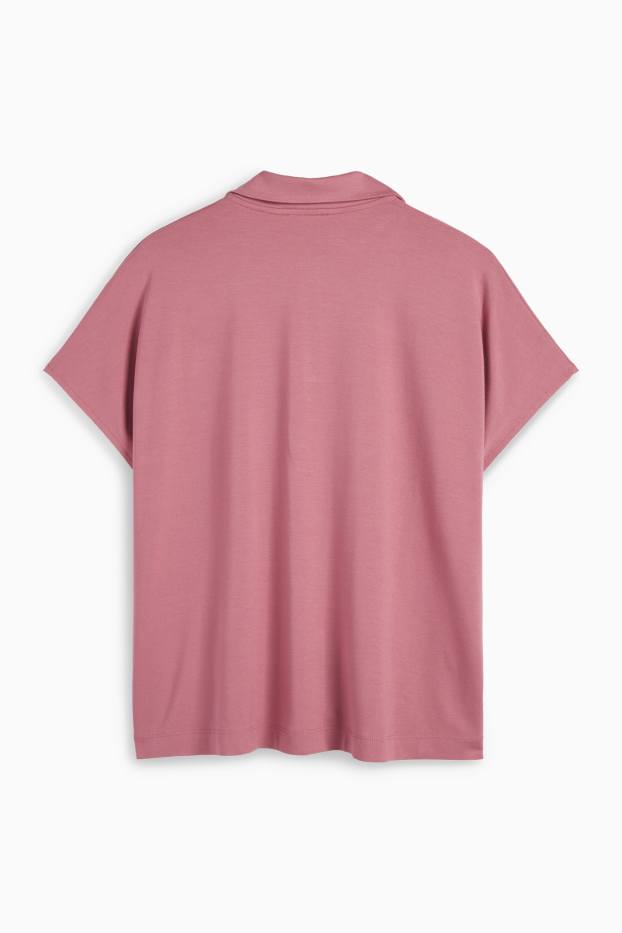 Femei - Tricou polo  - roz
