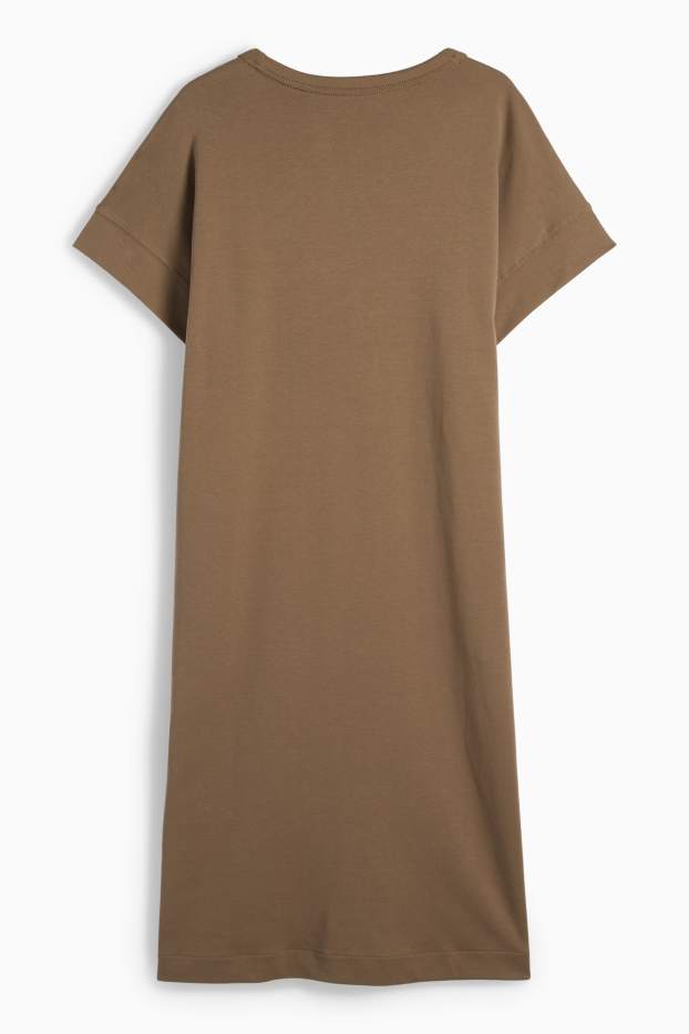 Dona - Vestit estil samarreta - marró