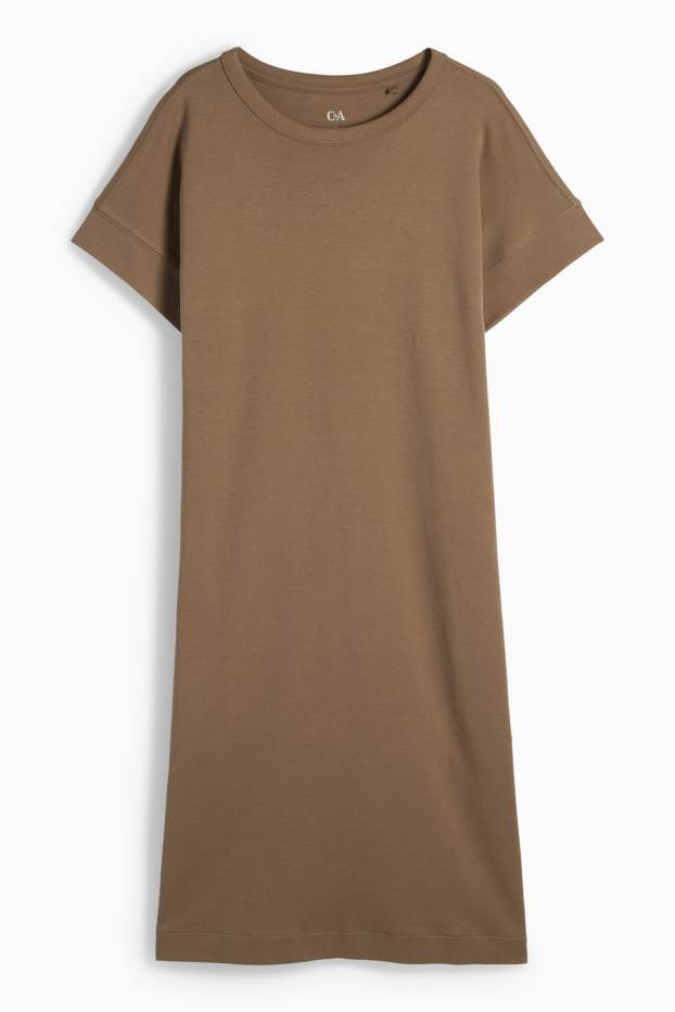 Dona - Vestit estil samarreta - marró