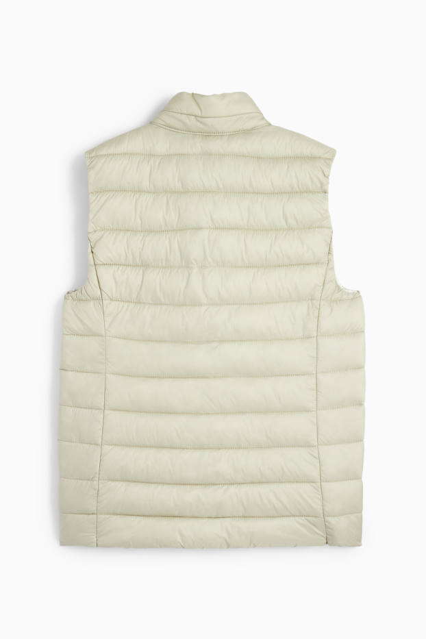 Damen - Steppweste - hellbeige
