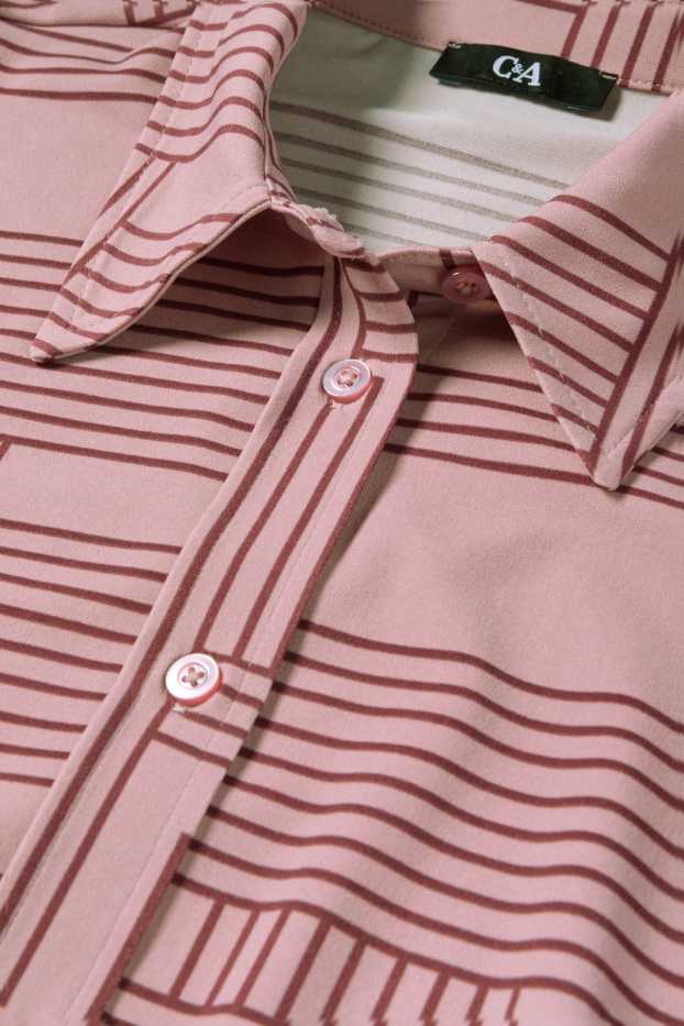 Women - Blouse - patterned - pink