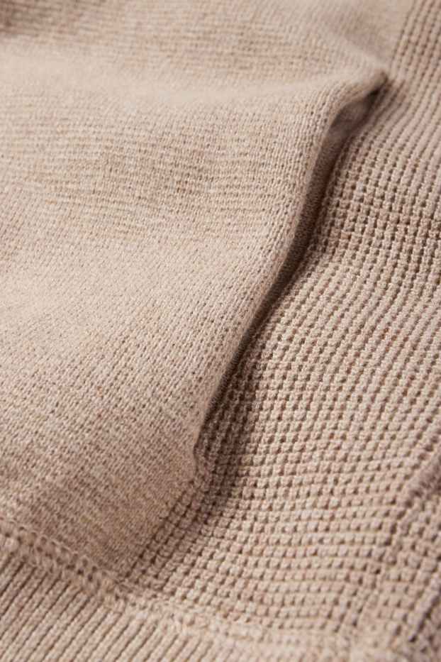 Heren - Gebreid vest - beige
