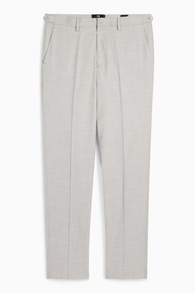 Herren - Baukasten-Hose - Regular Fit - Flex - hellgrau