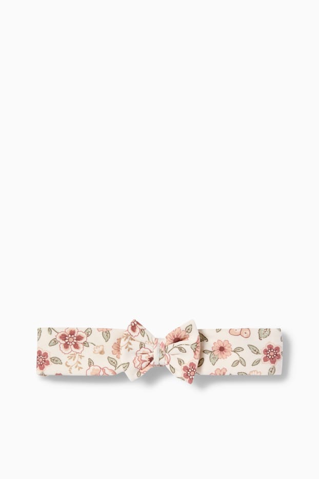 Baby Mädchen - Blümchen - Baby-Outfit - 3 teilig - mintgrün