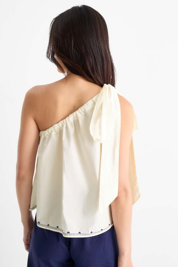 Dames - Rangsutra x C&A - blousetop - crème wit