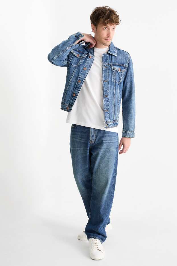 Heren - Relaxed jeans - jeansblauw