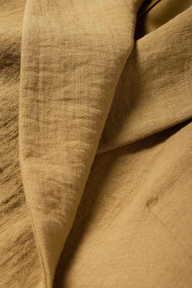 Damen - Lange Weste - Regular Fit - beige
