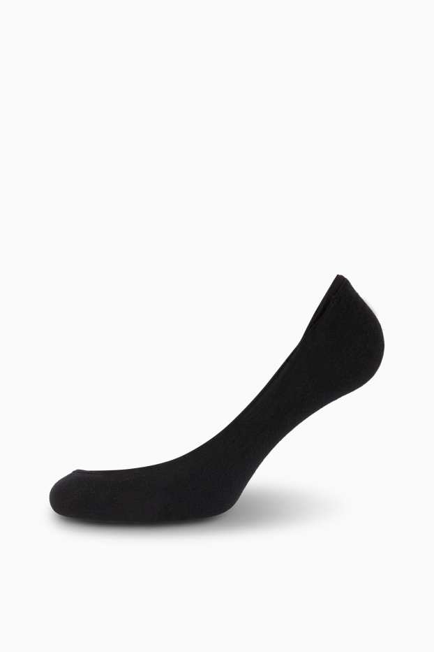 Women - Multipack of 3 - footsies - black