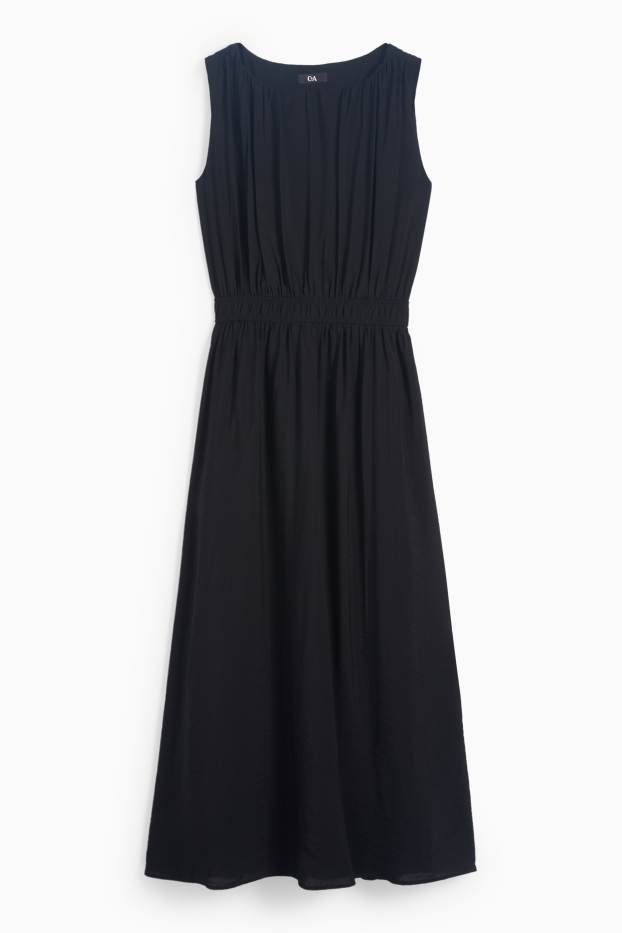 Dames - Fit & flare-jurk - zwart
