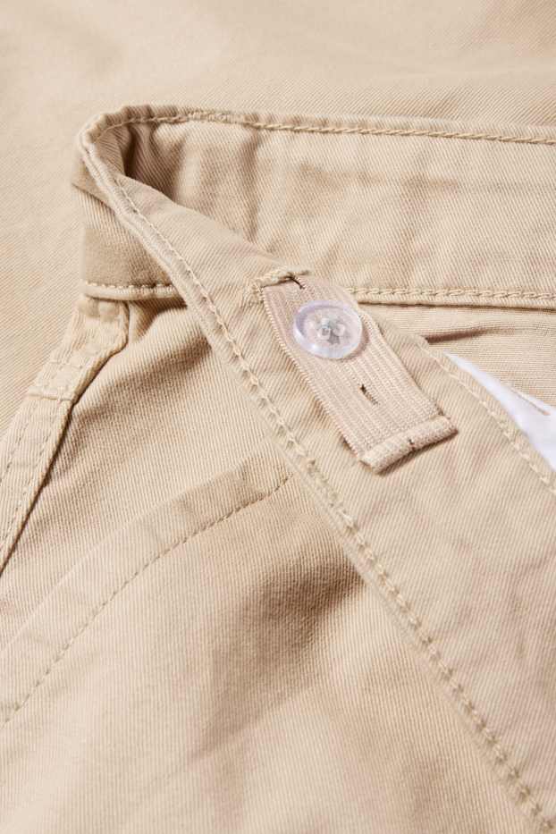 Kinder Buben - Stoffhose - beige