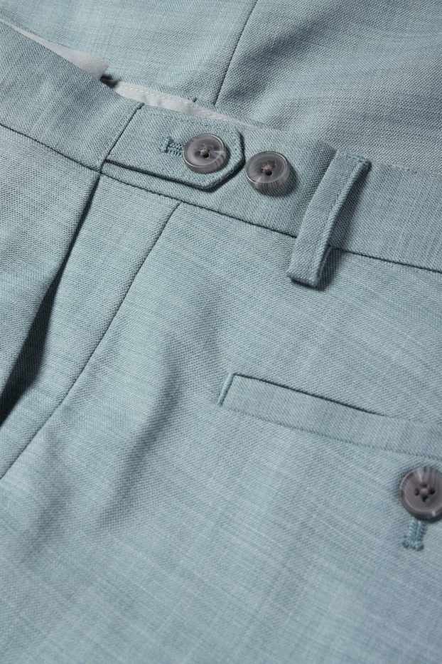 Hommes - Pantalon de costume - regular fit - Flex - turquoise