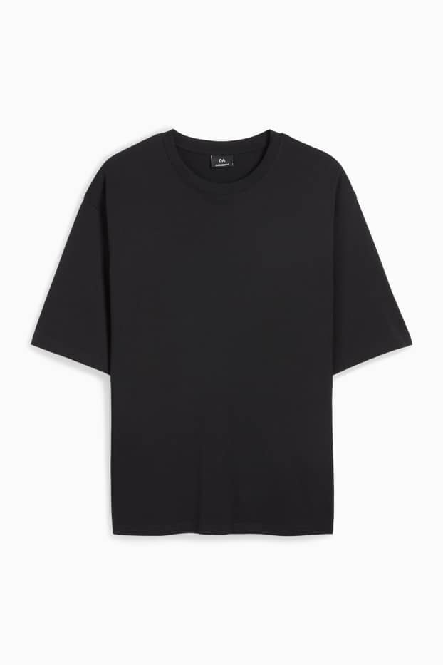 Hombre - Camiseta - extragrande - negro