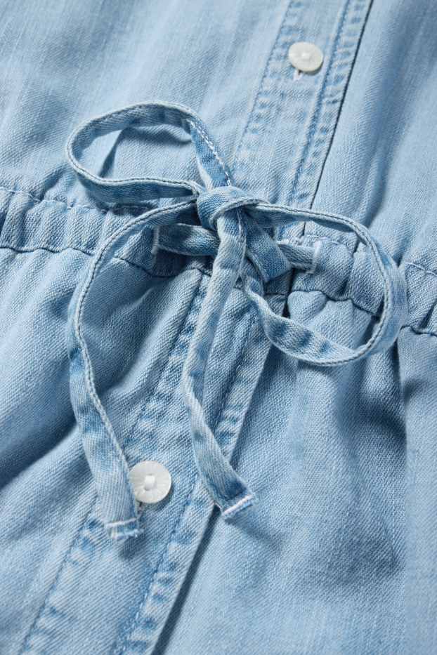 Donna - Vestito a blusa di jeans - jeans azzurro