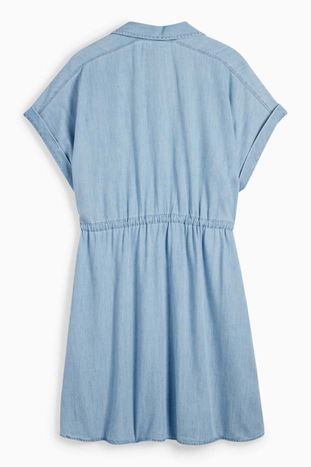 Donna - Vestito a blusa di jeans - jeans azzurro