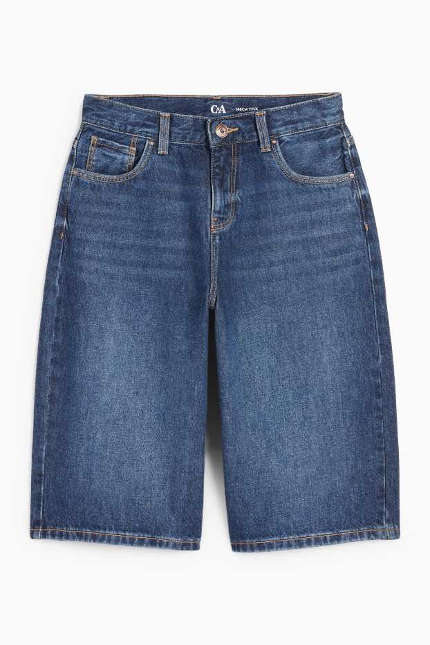 Copii - Fete - Bermude de blugi - denim-albastru
