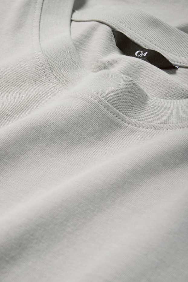 Herren - T-Shirt - Regular Fit - hellgrau