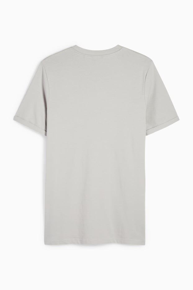 Herren - T-Shirt - Regular Fit - hellgrau