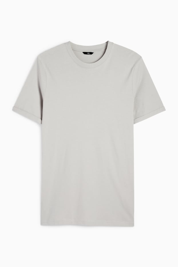 Herren - T-Shirt - Regular Fit - hellgrau