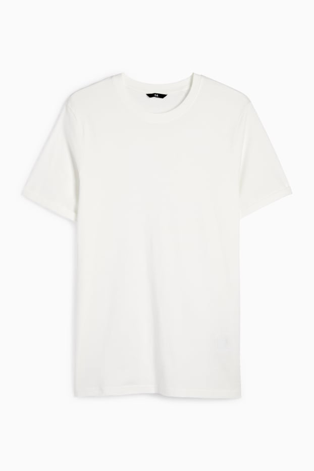 Herren - T-Shirt - Regular Fit - weiß