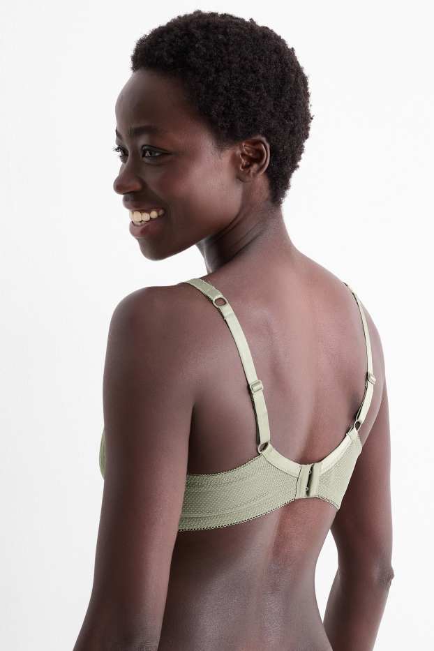 Donna - Reggiseno con ferretti - verde