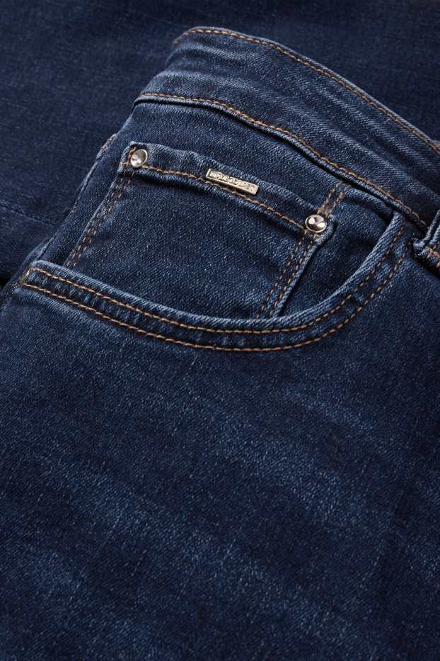 Dames - Slim jeans - mid waist - shaping jeans - Flex - LYCRA® - jeansdonkerblauw