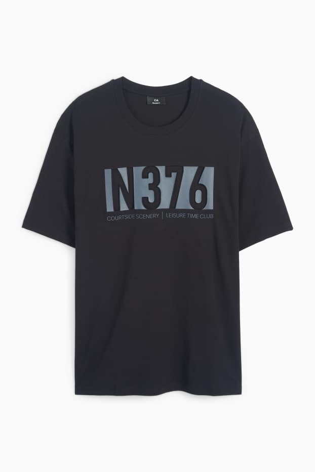 Herren - T-Shirt - Relaxed Fit - schwarz