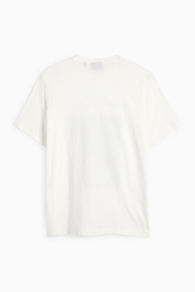 Heren - T-shirt - regular fit - wit