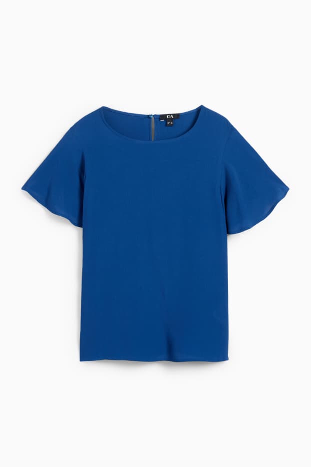 Women - Blouse - dark blue