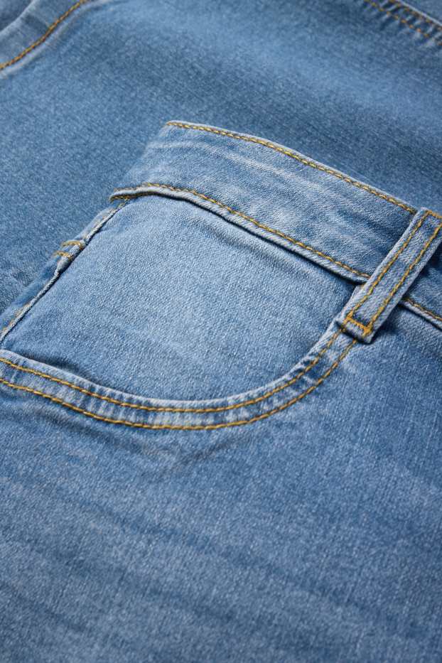 Kinderen: meisjes - Wide leg jeans - jeansblauw