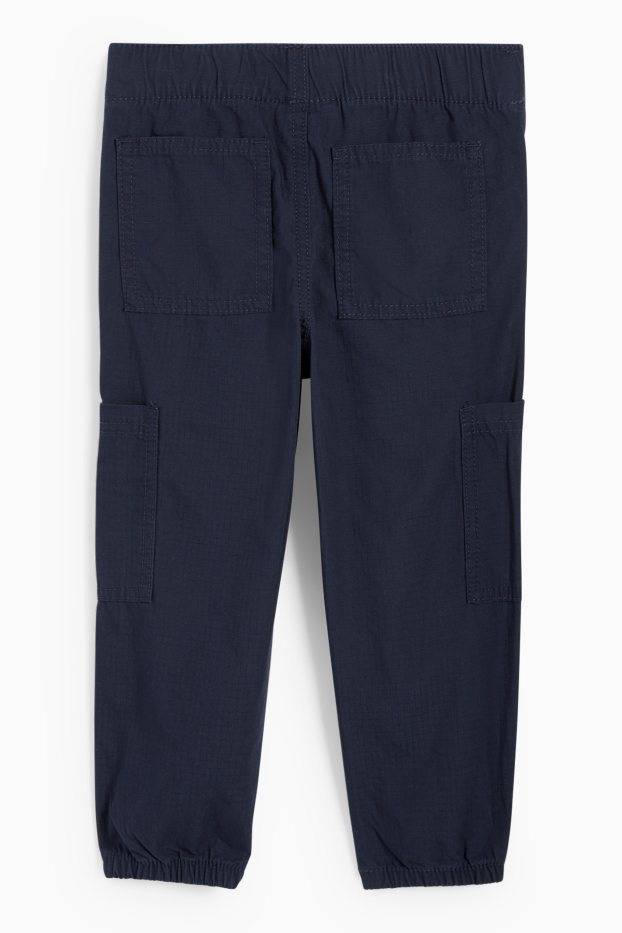 Nen - Pantalons de tela - blau fosc