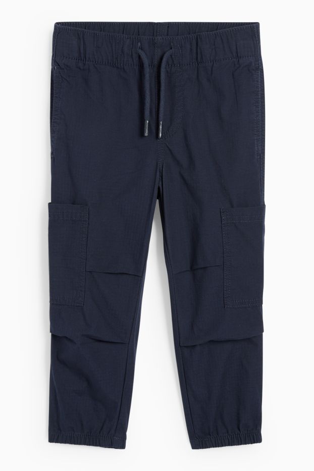 Nen - Pantalons de tela - blau fosc