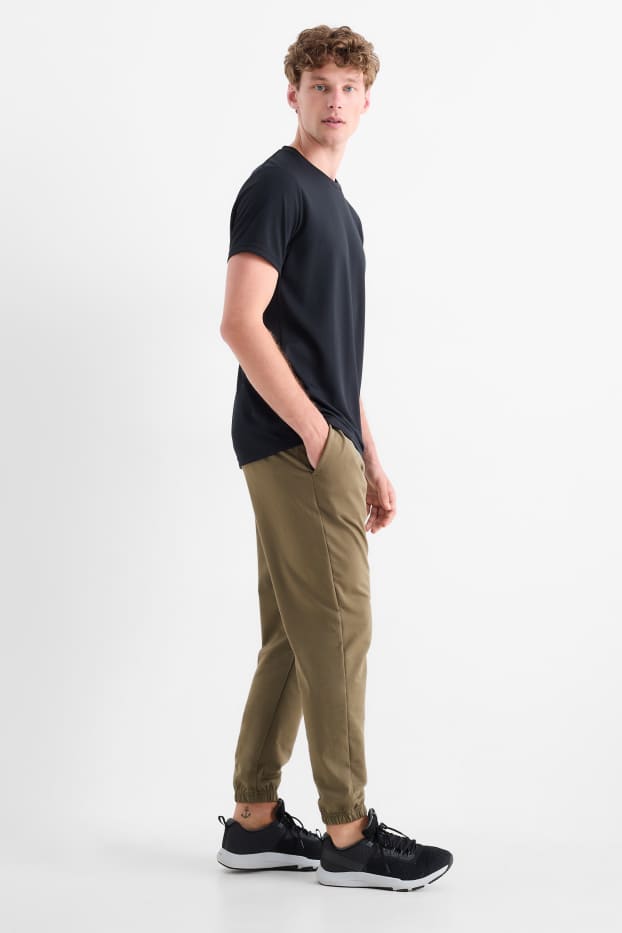 Hommes - Pantalon de jogging de sport - kaki