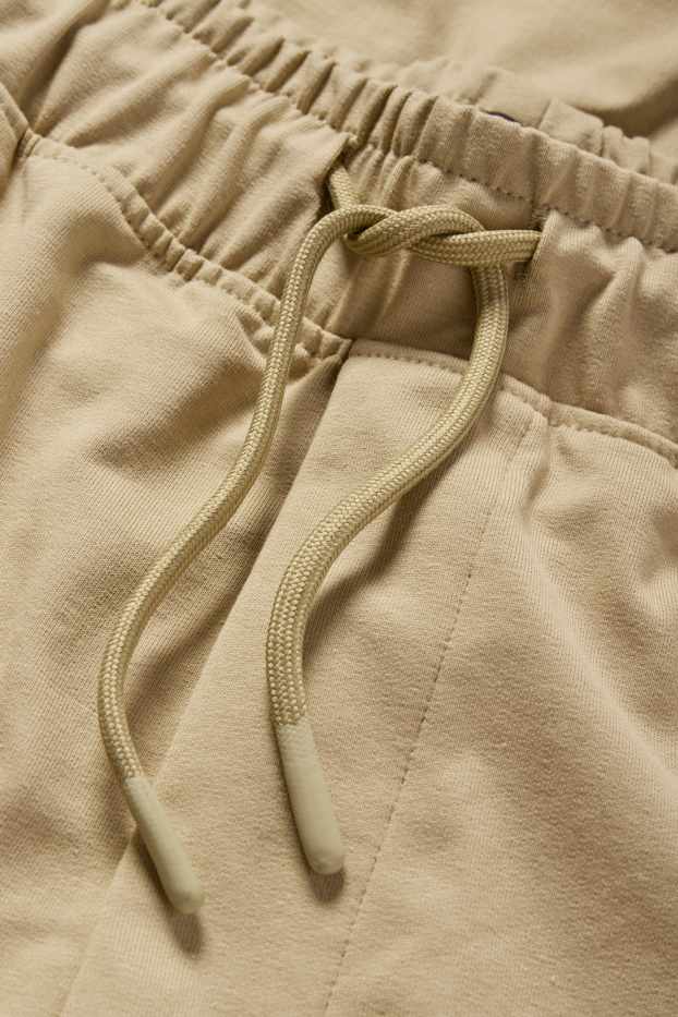 Heren - Functionele joggingbroek - beige